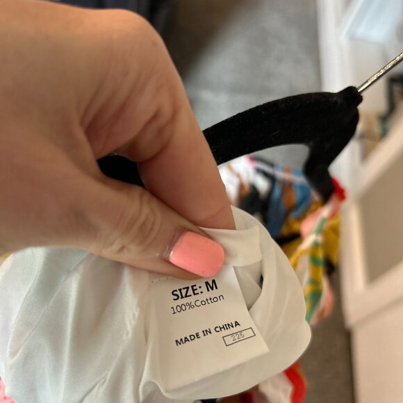 NWOT Boutique Smocked Abstract Boho Maxi Dress- Size M - Picture 3 of 5